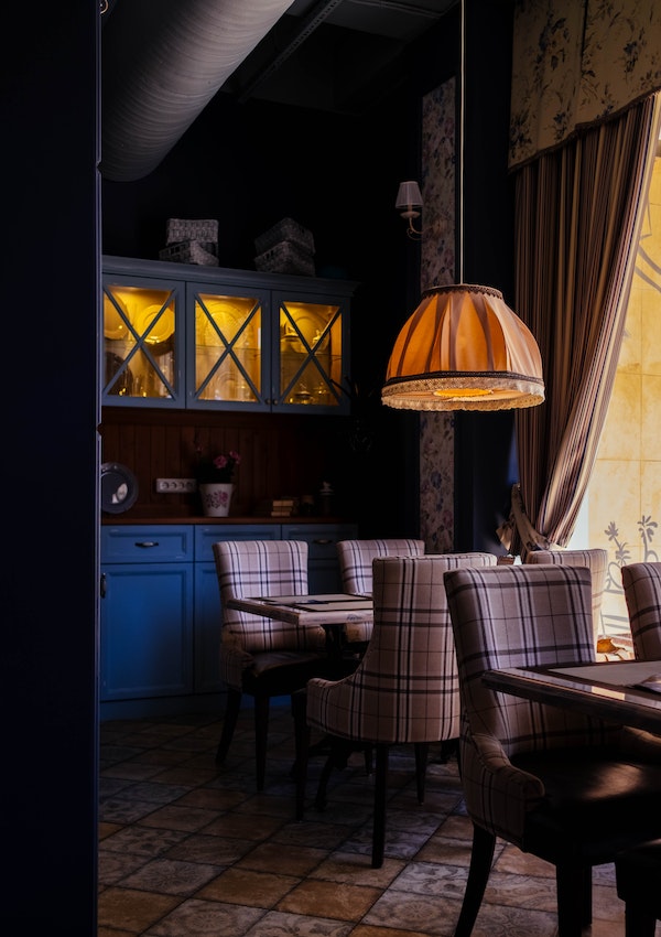 Cafe hanging lamp